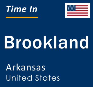 Current local time in Brookland, Arkansas, United States