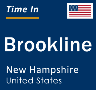 Current local time in Brookline, New Hampshire, United States