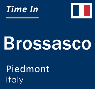 Current local time in Brossasco, Piedmont, Italy