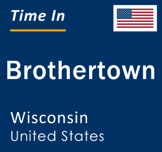 Current local time in Brothertown, Wisconsin, United States