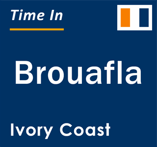 Current local time in Brouafla, Ivory Coast