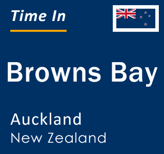 Current local time in Browns Bay, Auckland, New Zealand