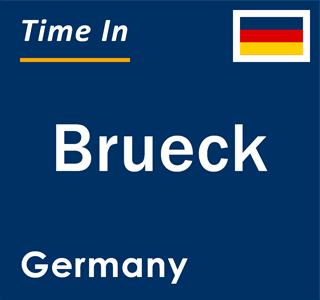 Current local time in Brueck, Germany