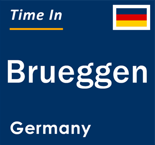 Current local time in Brueggen, Germany