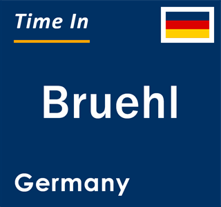 Current local time in Bruehl, Germany