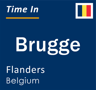 Current time in Brugge, Flanders, Belgium