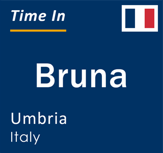 Current local time in Bruna, Umbria, Italy