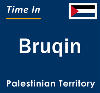 Current local time in Bruqin, Palestinian Territory