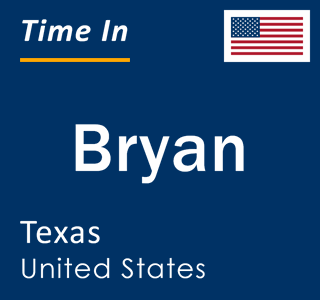 Current local time in Bryan, Texas, United States