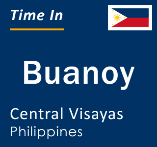 Current local time in Buanoy, Central Visayas, Philippines