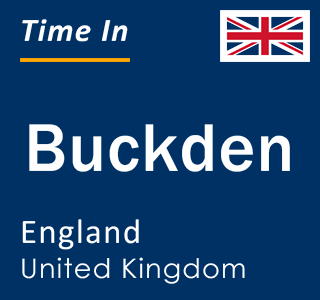 Current local time in Buckden, England, United Kingdom