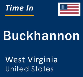 Current local time in Buckhannon, West Virginia, United States