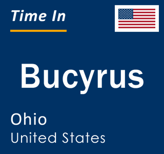 Current local time in Bucyrus, Ohio, United States