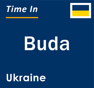 Current local time in Buda, Ukraine