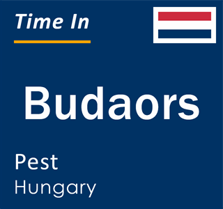 Current time in Budaors, Pest, Hungary