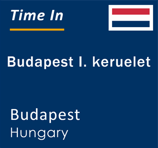 Current local time in Budapest I. keruelet, Budapest, Hungary