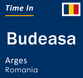 Current local time in Budeasa, Arges, Romania