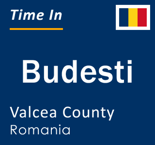 Current local time in Budesti, Valcea County, Romania
