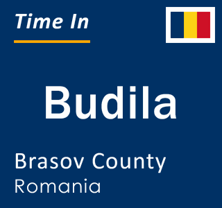Current local time in Budila, Brasov County, Romania