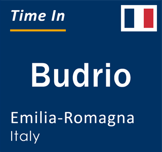 Current local time in Budrio, Emilia-Romagna, Italy