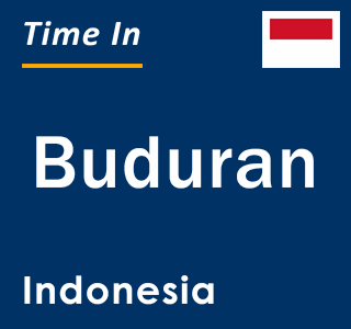 Current local time in Buduran, Indonesia