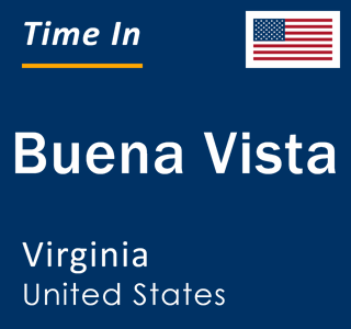 Current local time in Buena Vista, Virginia, United States