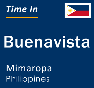 Current local time in Buenavista, Mimaropa, Philippines