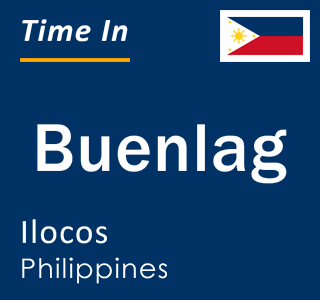 Current local time in Buenlag, Ilocos, Philippines