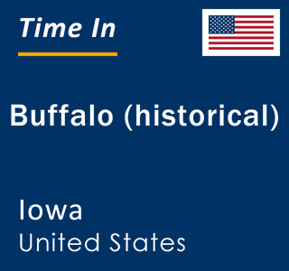 Current local time in Buffalo (historical), Iowa, United States