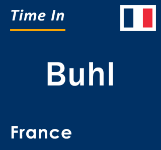 Current local time in Buhl, France