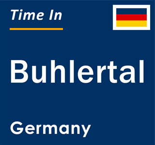 Current local time in Buhlertal, Germany