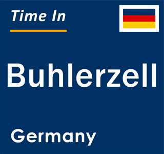 Current local time in Buhlerzell, Germany