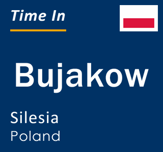 Current local time in Bujakow, Silesia, Poland