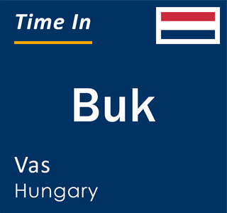 Current local time in Buk, Vas, Hungary