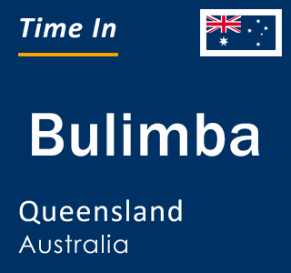 Current local time in Bulimba, Queensland, Australia