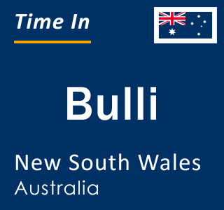 Current local time in Bulli, New South Wales, Australia