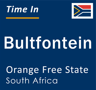 Current local time in Bultfontein, Orange Free State, South Africa