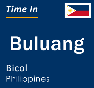 Current local time in Buluang, Bicol, Philippines