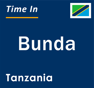 Current local time in Bunda, Tanzania
