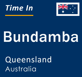 Current local time in Bundamba, Queensland, Australia