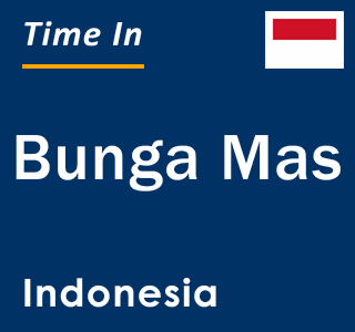 Current local time in Bunga Mas, Indonesia