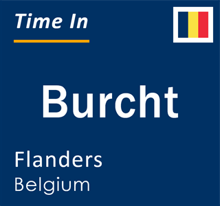 Current local time in Burcht, Flanders, Belgium