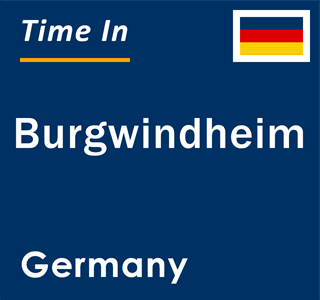 Current local time in Burgwindheim, Germany