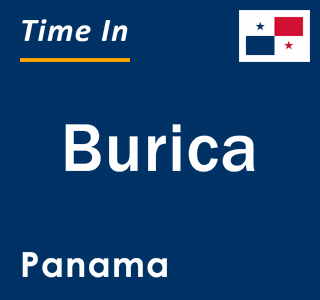 Current local time in Burica, Panama