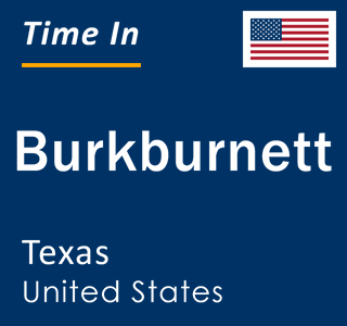 Current local time in Burkburnett, Texas, United States