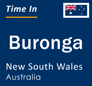 Current local time in Buronga, New South Wales, Australia