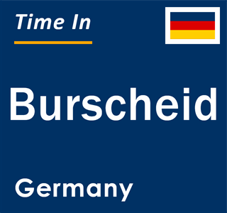 Current local time in Burscheid, Germany