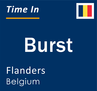 Current local time in Burst, Flanders, Belgium