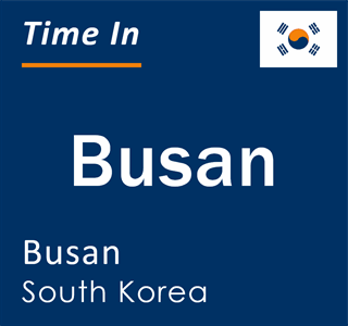 Current time in Busan, Busan, South Korea