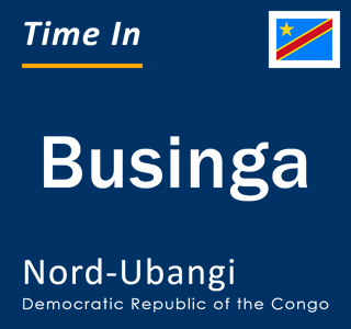 Current local time in Businga, Nord-Ubangi, Democratic Republic of the Congo